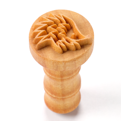 MKM Hedgehog 2.5cm wood stamp